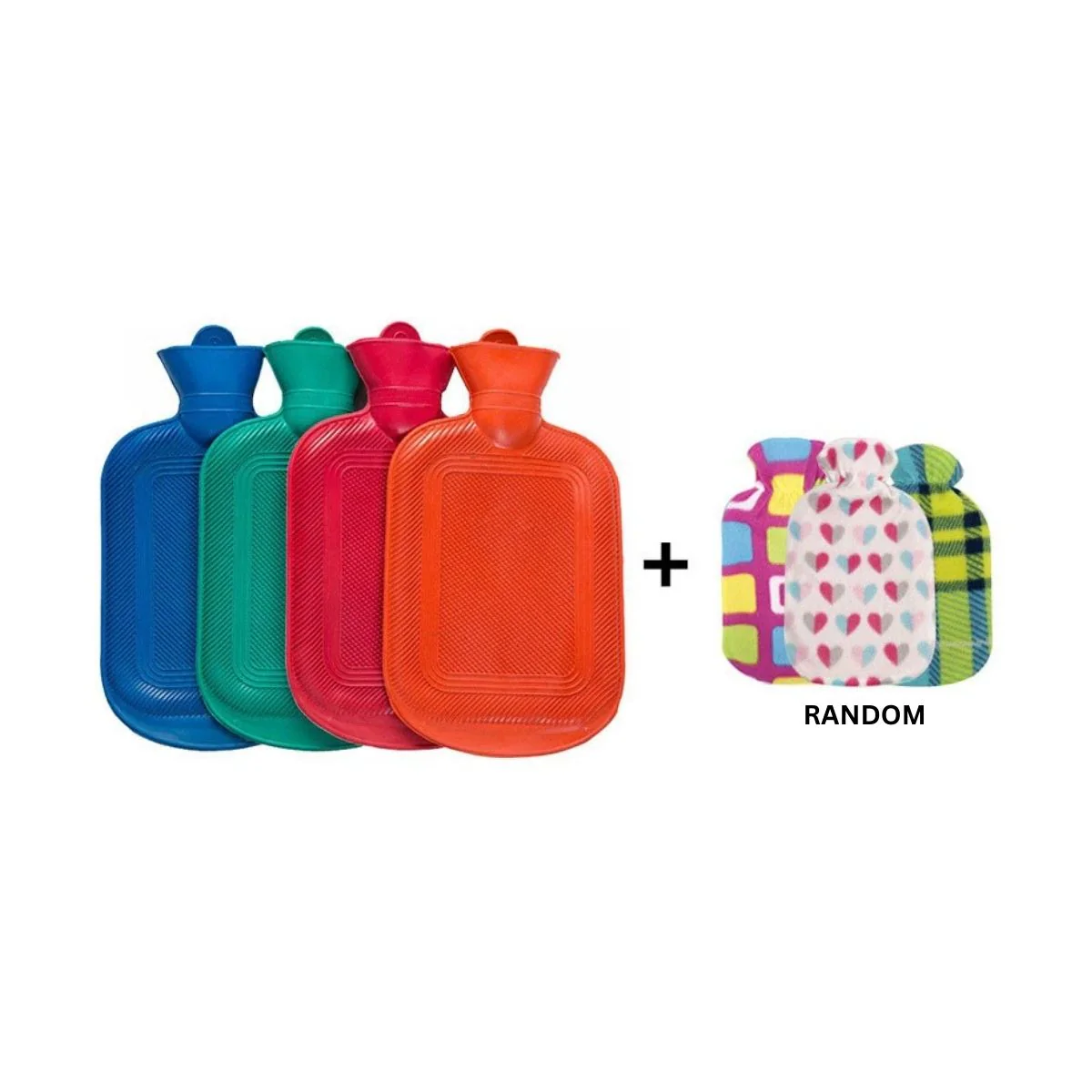 AROS HOT WATER BAG WITH COVER 2L