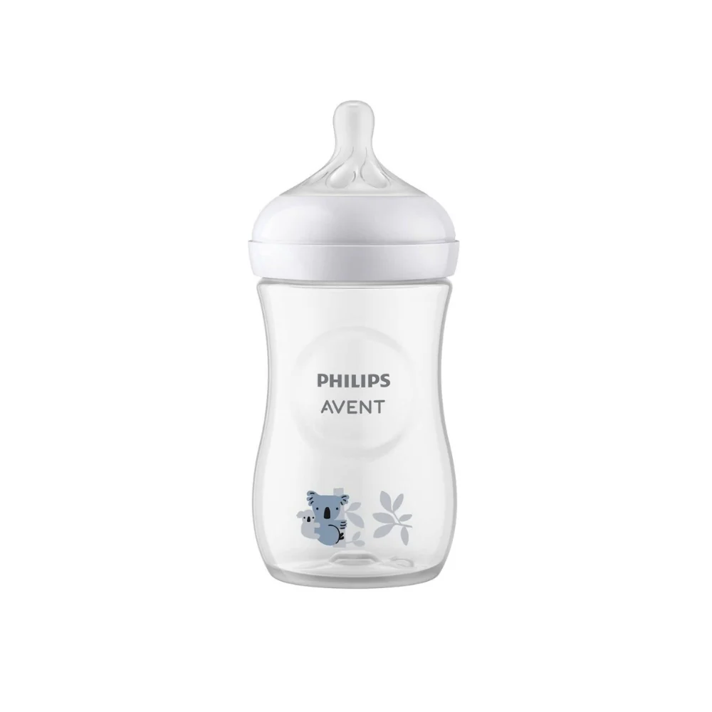 AVENT NATURAL RESPONSE BOTTLE 260ML/9OZ KOALA