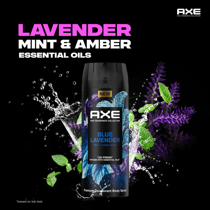 AXE DEO SPRAY BLUE LAVENDER 135ML - Image 3