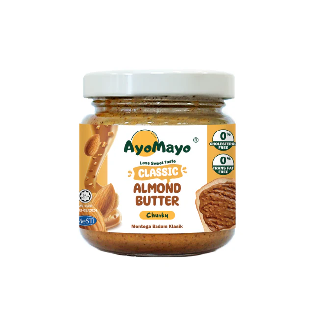 AYOMAYO CLASSIC ALMOND BUTTER CHUNKY 90G