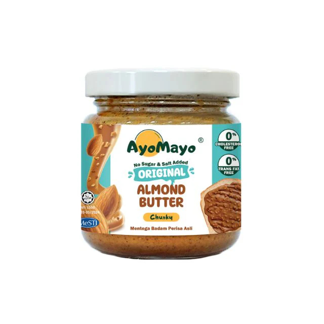AYOMAYO ORIGINAL ALMOND BUTTER CHUNKY 90G