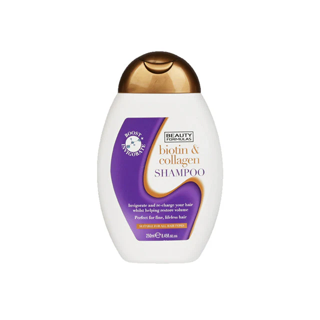 BEAUTY FORMULAS BIOTIN & COLLAGEN SHAMPOO 250ML