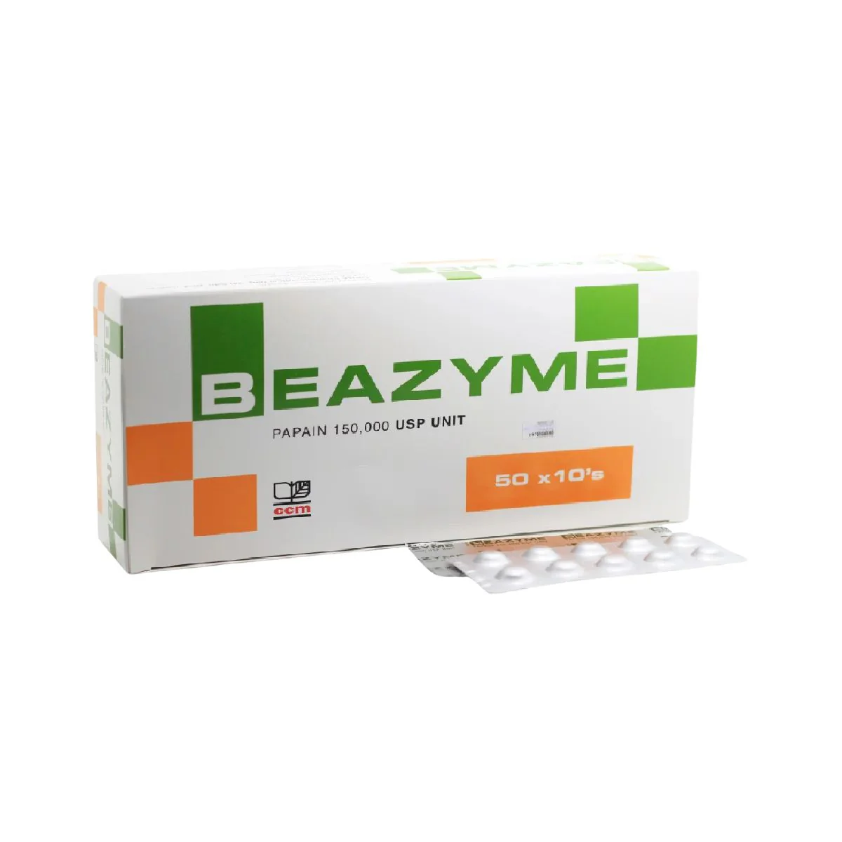 BEAZYME 150000U TAB 10SX50