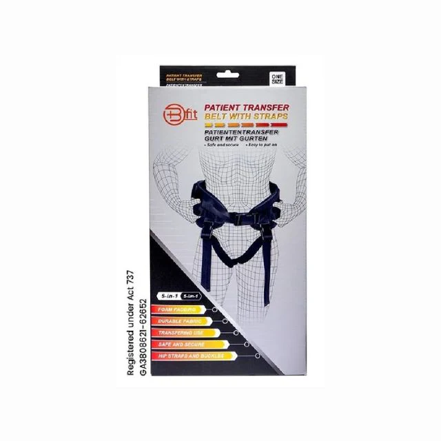 BFIT 5-IN-1 O12 PATIENT TRANSFER BELT WITH STRAPS (U)