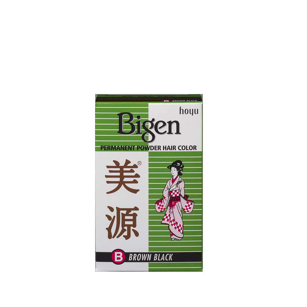 BIGEN POWDER B HAIR DYE BROWN BLACK