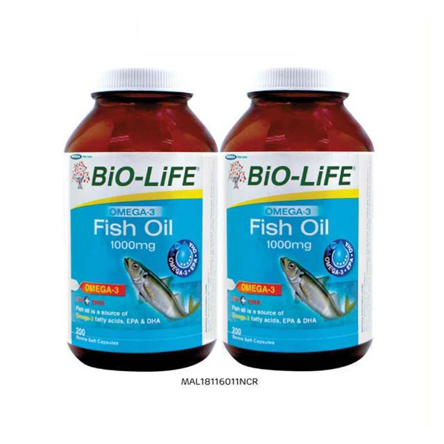 Bio-Life Omega-3 Fish Oil 1000Mg 2X200S