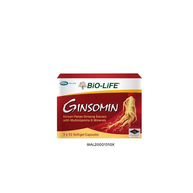 Bio-Life Ginsomin Softgel Cap 10Sx3