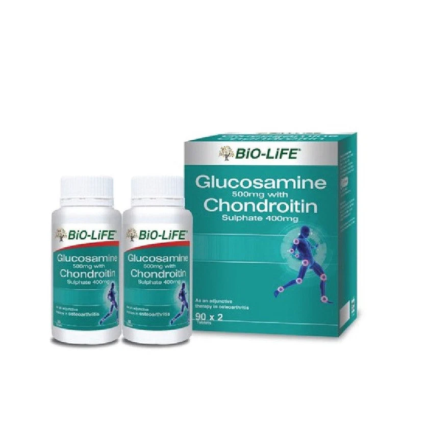 Bio-Life Glucosamine 500Mg With Chondroitin Sulphate 400Mg Tab 90Sx2