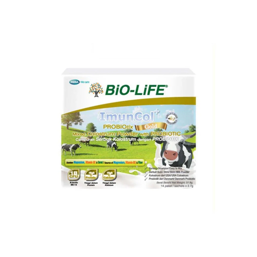 BIO-LIFE IMUNCOL+ PROBIOTIX GOLD SACHET 2.6G 14S