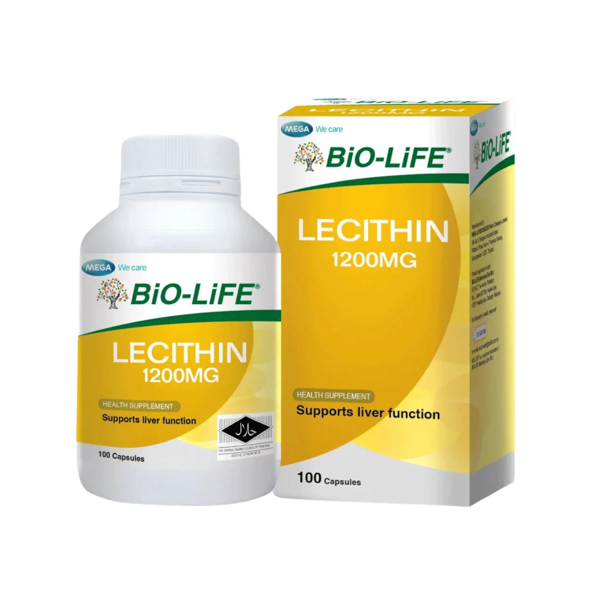 BIO-LIFE LECITHIN 1200MG 100S