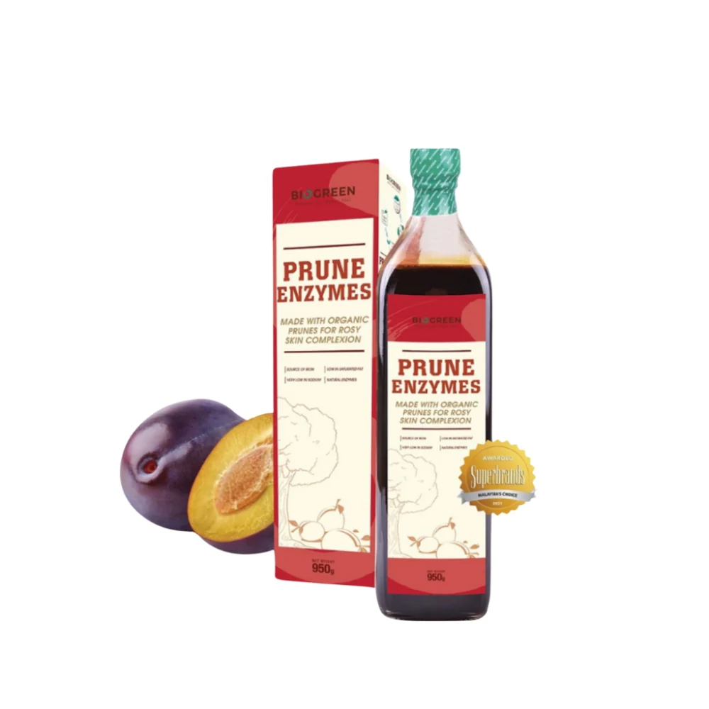 BIOGREEN PRUNE ENZYMES 950G