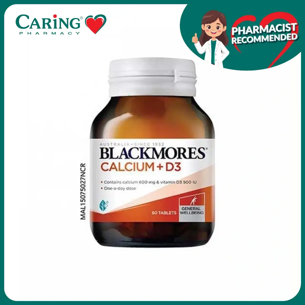 Blackmores Calcium + D3 60S