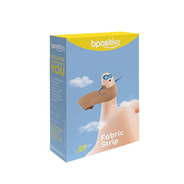 BPOSITIVE FABRIC STRIPS 20S