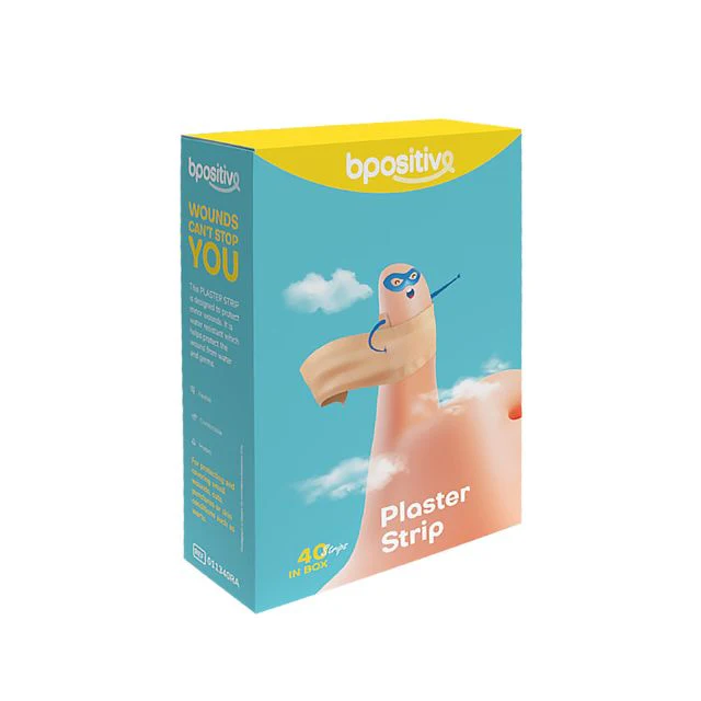 BPOSITIVE PLASTER STRIPS 40S