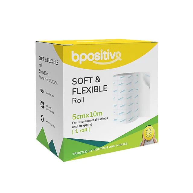 BPOSITIVE SOFT&FLEXIBLE ROLL 5CMX10M 1S