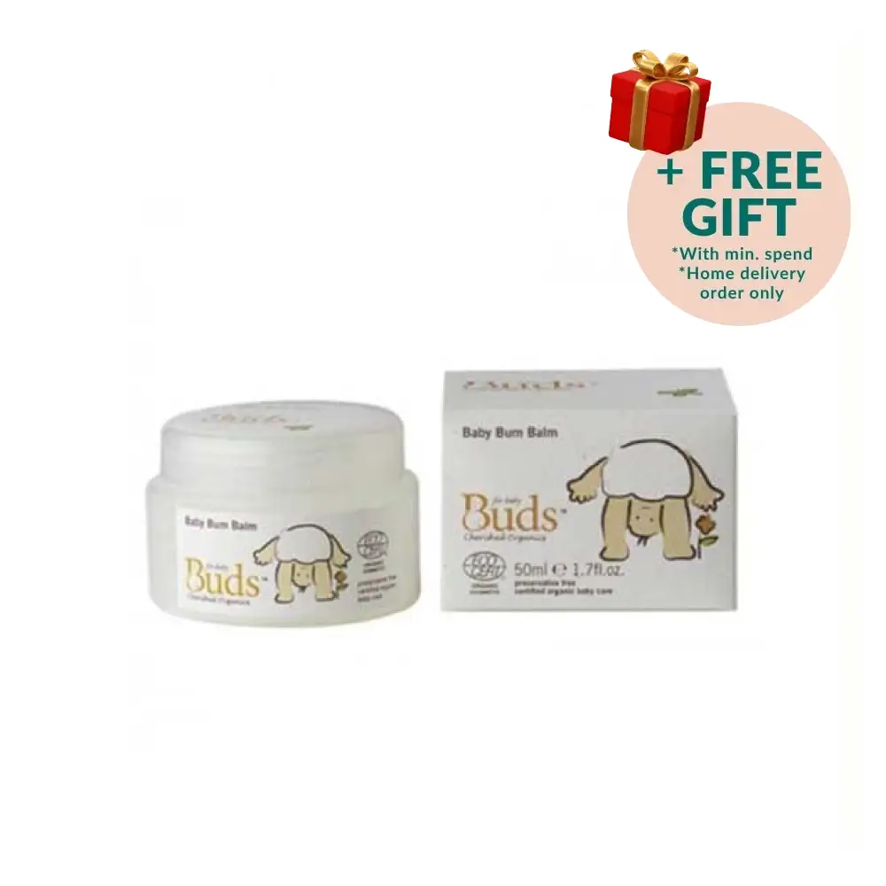 BUDS CHERISHED ORGANICS BABY BUM BALM 50ML