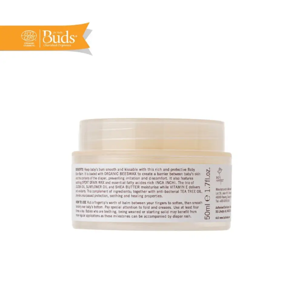 BUDS CHERISHED ORGANICS BABY BUM BALM 50ML - Image 4