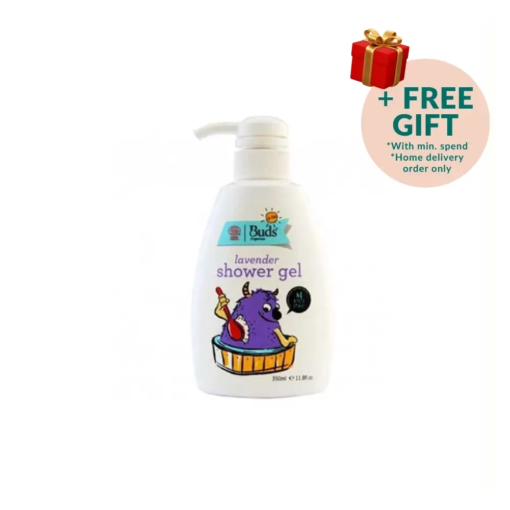 BUDS FOR KIDS LAVENDER SHOWER GEL 350ML