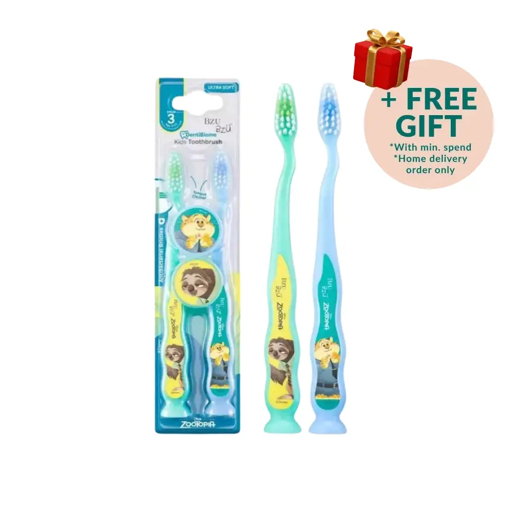 BZU BZU DENTIBIOME KIDS TOOTHBRUSH STAGE 3