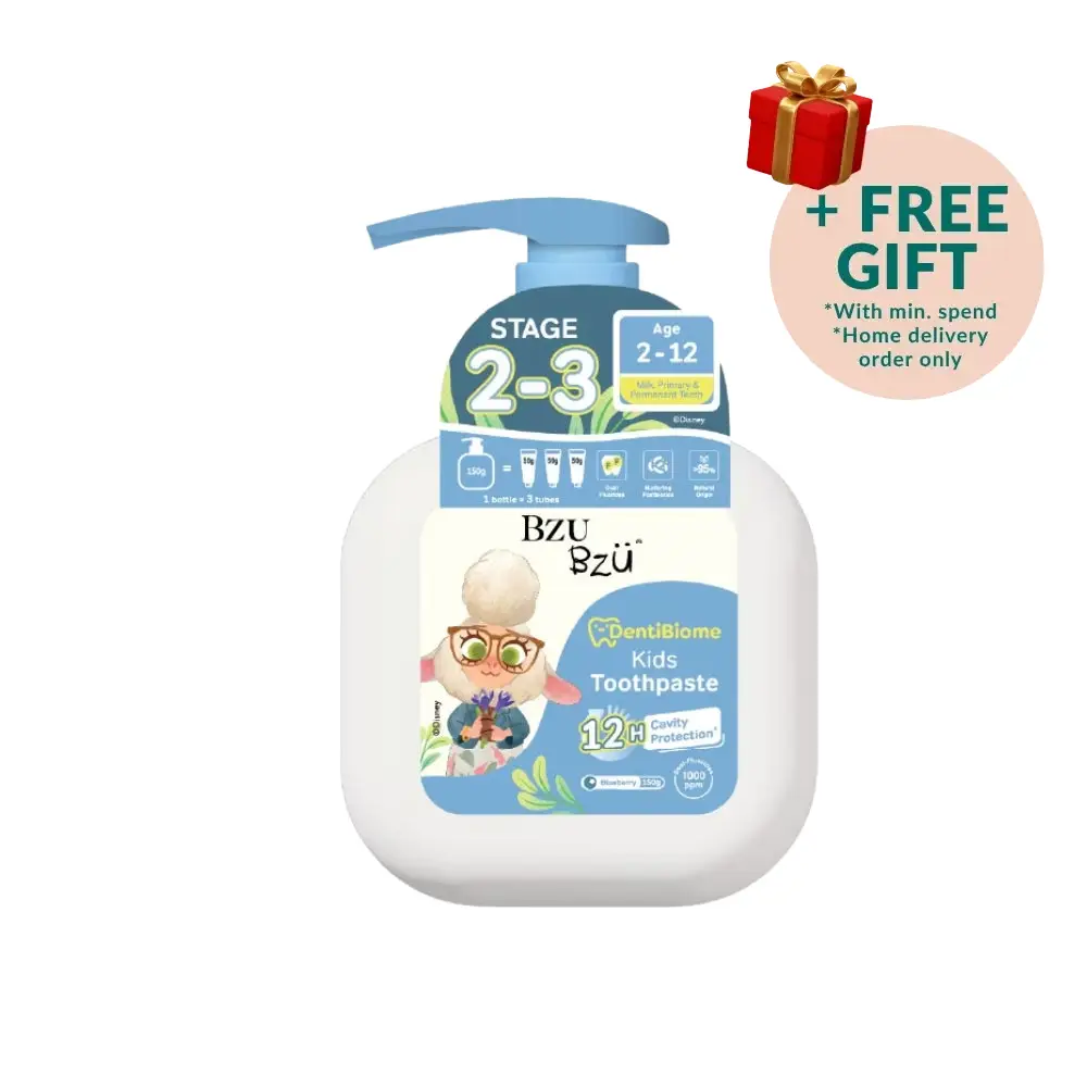 BZU BZU DENTIBIOME KIDS TOOTHPASTE STAGE 2-3 BLUEBERRY