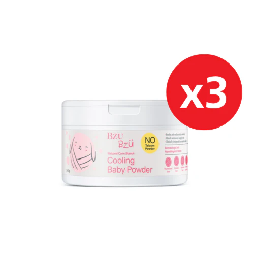 BZU BZU FRESH COOLING BABY POWDER 140G x3