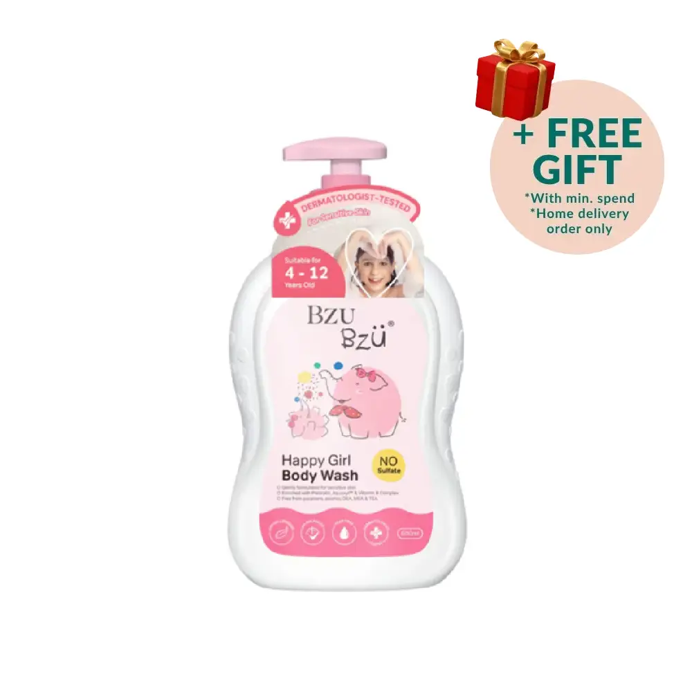 BZU BZU HAPPY GIRL BODY WASH 600ML
