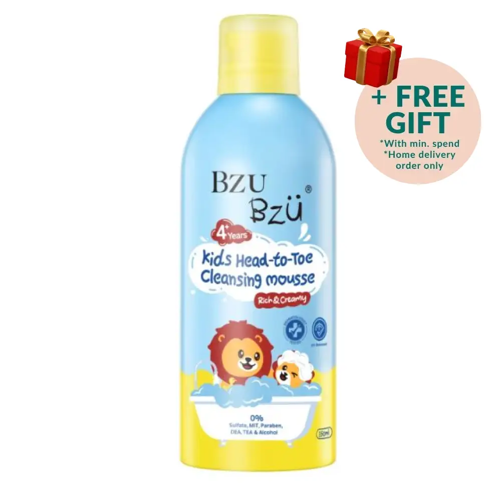BZU BZU KIDS HEAD-TO-TOE CLEANSING MOUSSE 350ML
