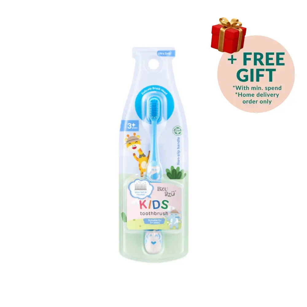 BZU BZU KIDS TOOTHBRUSH 3+YO ULTRA SOFT- BLUE