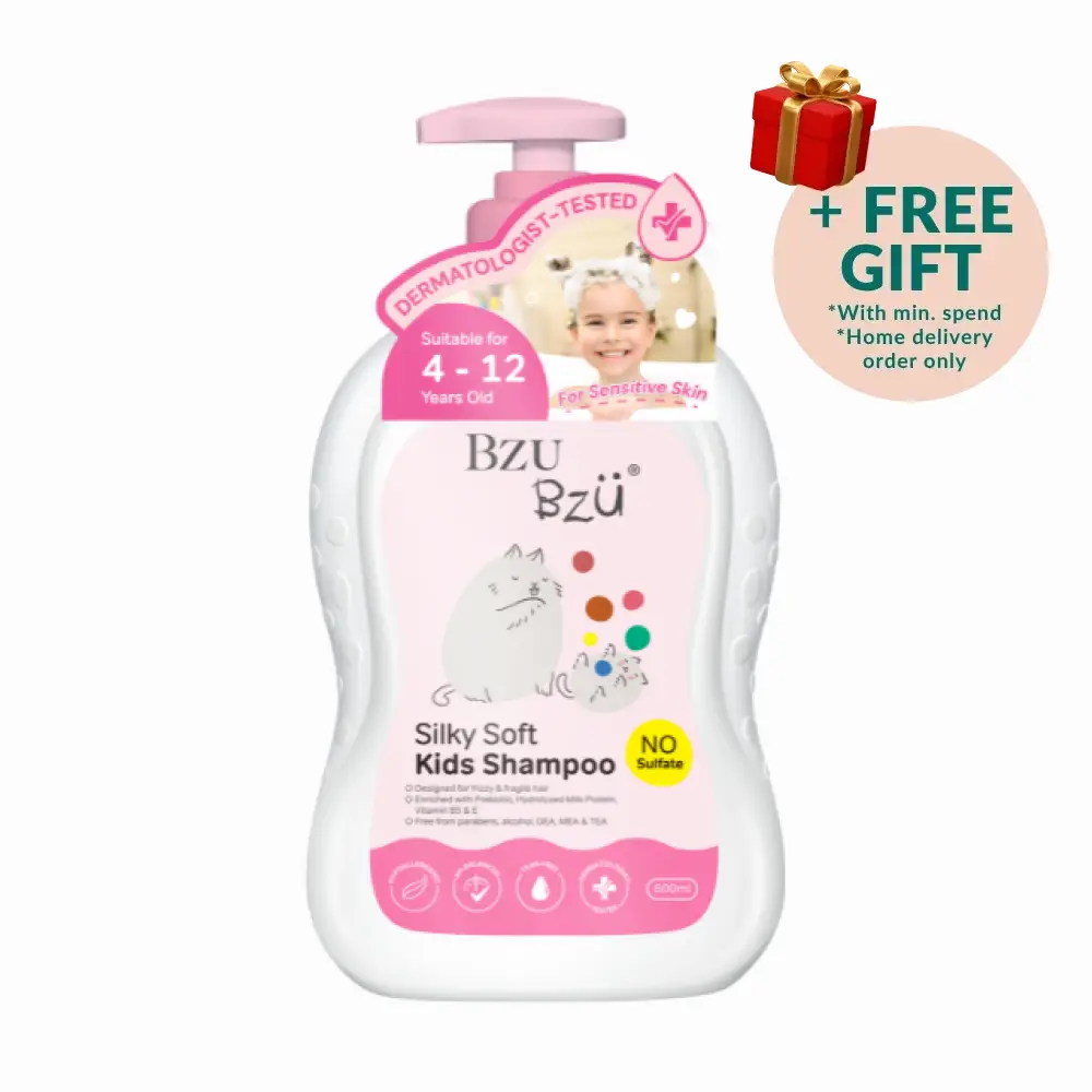 BZU BZU SILKY SOFT KIDS SHAMPOO 600ML