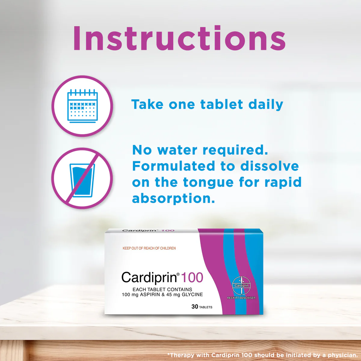 CARDIPRIN 100MG TAB 90S - Image 5