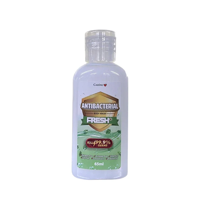 CARING ANTIBACTERIAL BODY WASH FRESH 65ML