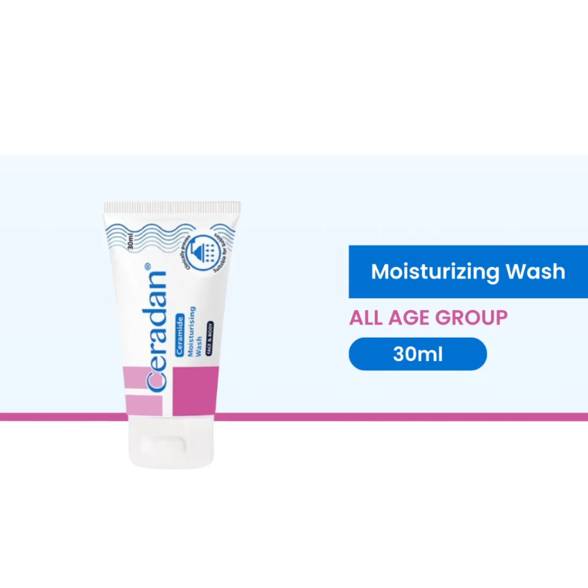 CERADAN MOISTURISING WASH 30ML