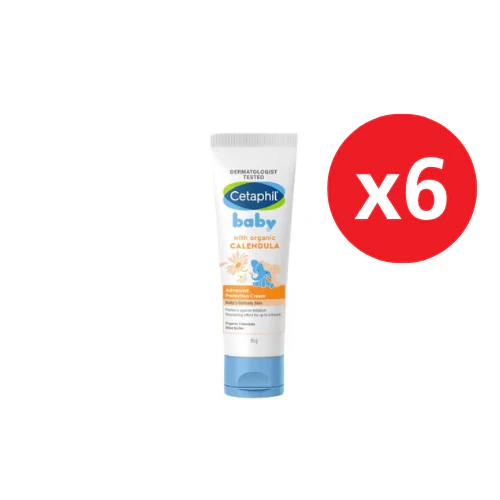 CETAPHIL BABY ADVANCED PROTECTION CREAM WITH ORGANIC CALENDULA 85G X6