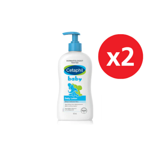 CETAPHIL BABY DAILY LOTION 400ML X2