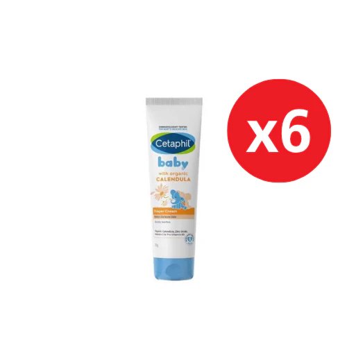 CETAPHIL BABY DIAPER CREAM WITH ORGANIC CALENDULA 70G X6
