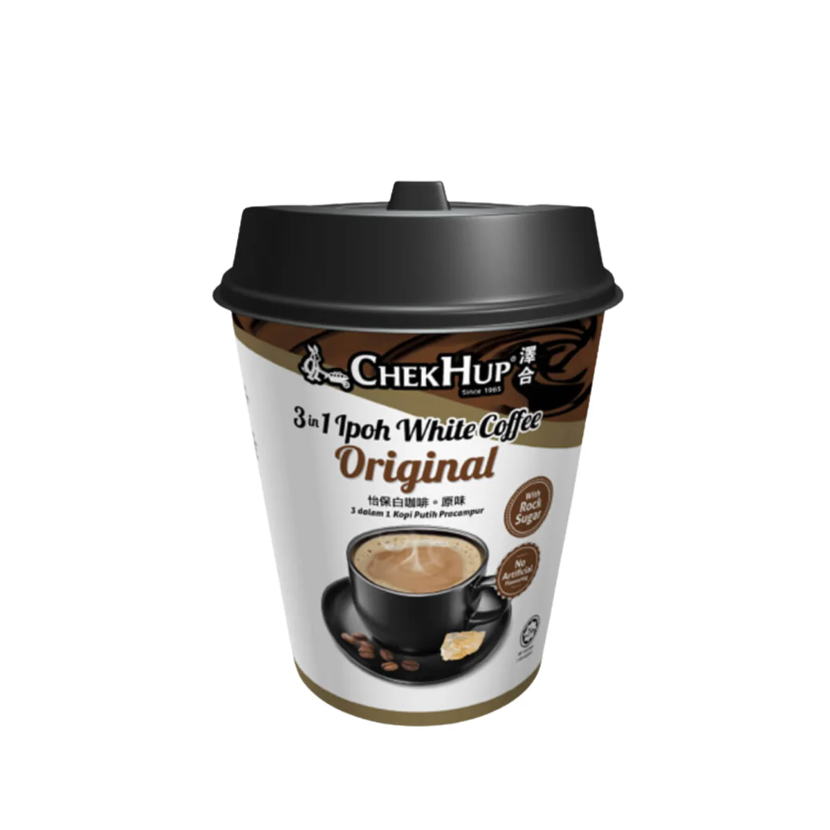 CHEK HUP 3IN1 ORIGINAL WHITE COFFEE RTD 40G-CUP