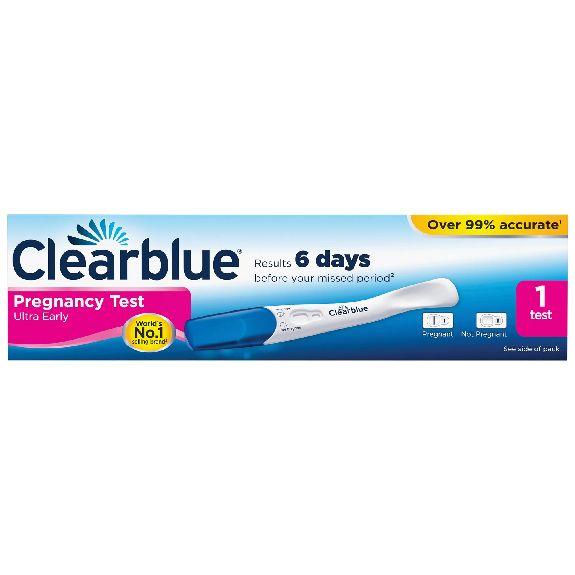 CLEARBLUE ULTRA EARLY PREGNANCY TEST 1S