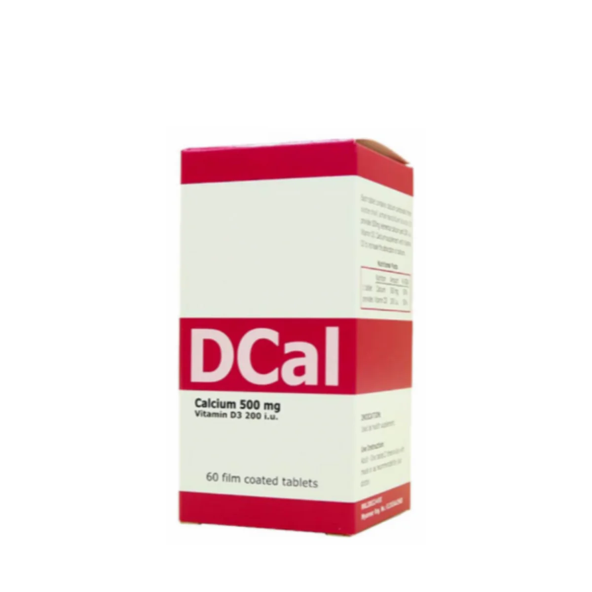 D CALCIUM 500MG 60S