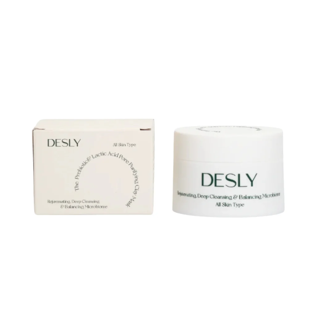 DESLY PREBIOTIC & LACTIC ACID PORE PURIFYING CLAY MASK 80ML
