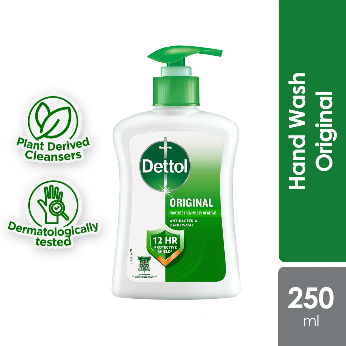 DETTOL ANTIBACTERIAL HAND WASH LIQUID ORIGINAL 250ML