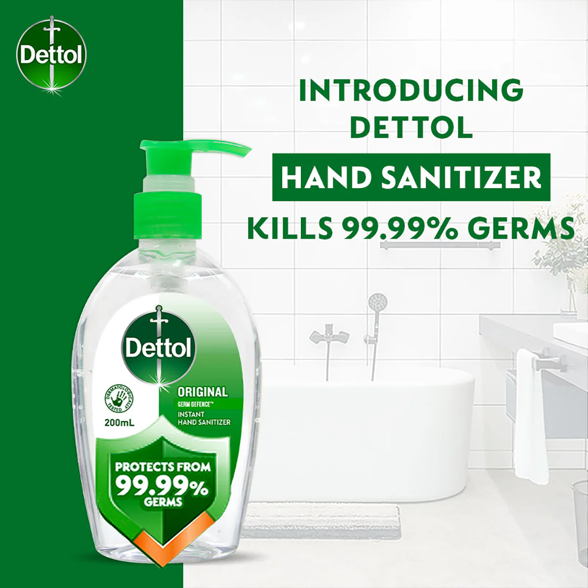 DETTOL HAND SANITISER 200ML - Image 2