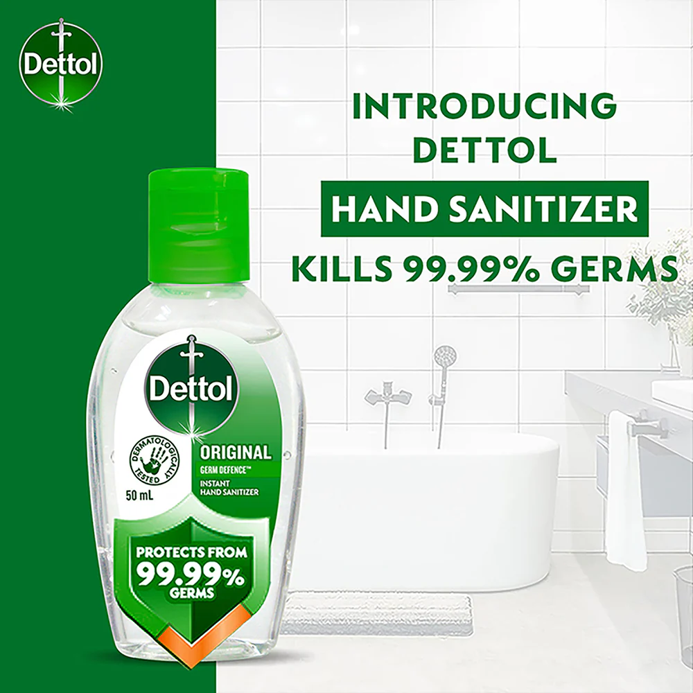DETTOL HAND SANITISER ORIGINAL 50ML - Image 2
