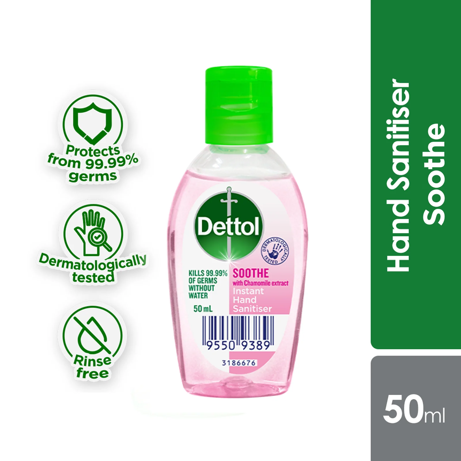DETTOL HAND SANITISER SOOTHE 50ML