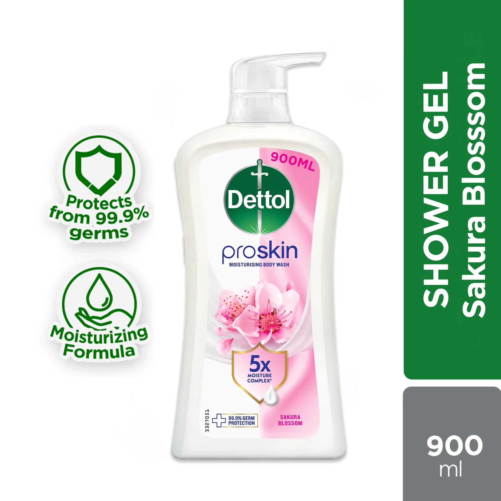 DETTOL SHOWER GEL SKINCARE 900G