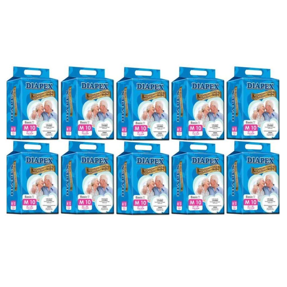 DIAPEX Adult Diapers - M 10S X 10