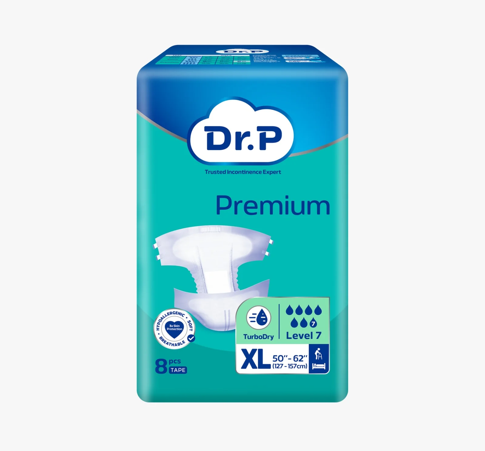 DR P PREMIUM DIAPER XL 8S