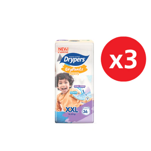 DRYPERS DRYPANTZ XXL 36S X3
