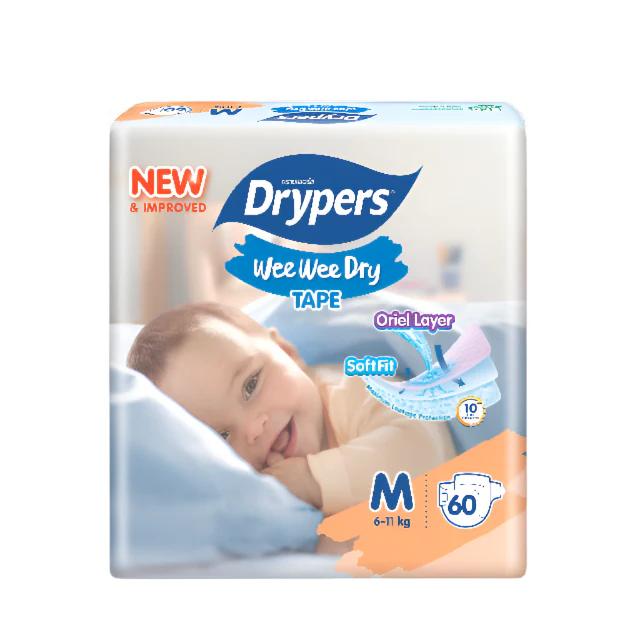 DRYPERS WEE WEE DRY M 60S