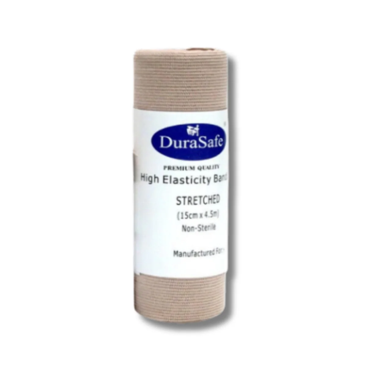 DURASAFE ELASTIC CREPE BANDAGE 15CM X 4.5M