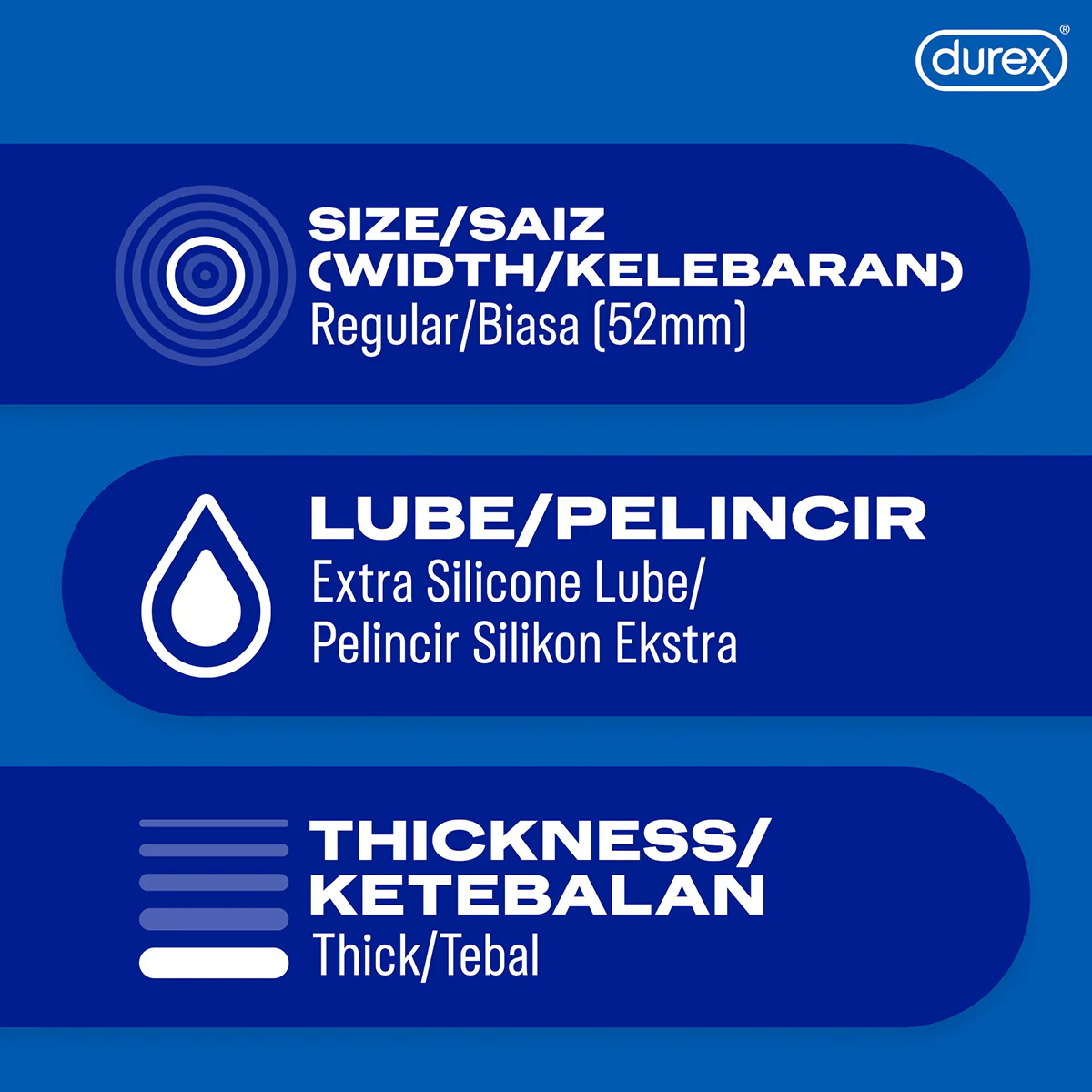 DUREX EXTRA SAFE EASY ON 3S - Image 2
